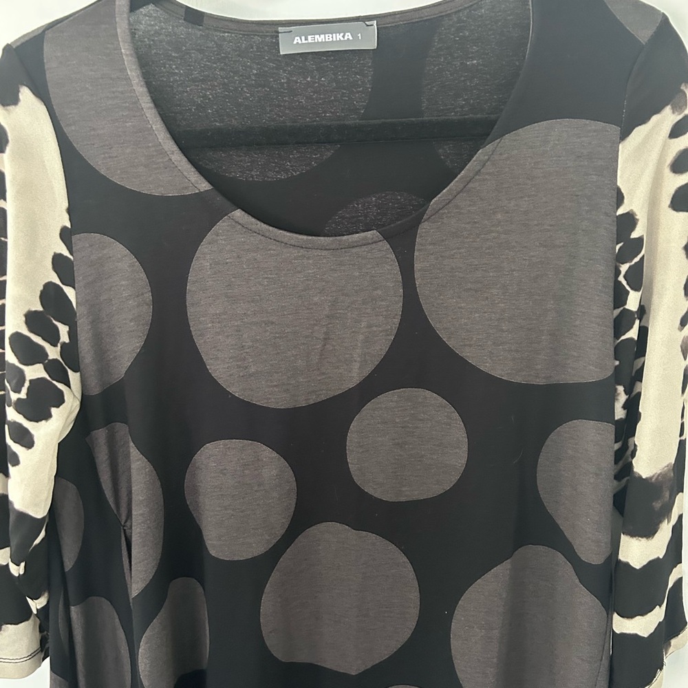 ALEMBIKA POLKA DOT BALOON DRESS SIZE 1/US SIZE 6 - Picture 6 of 8